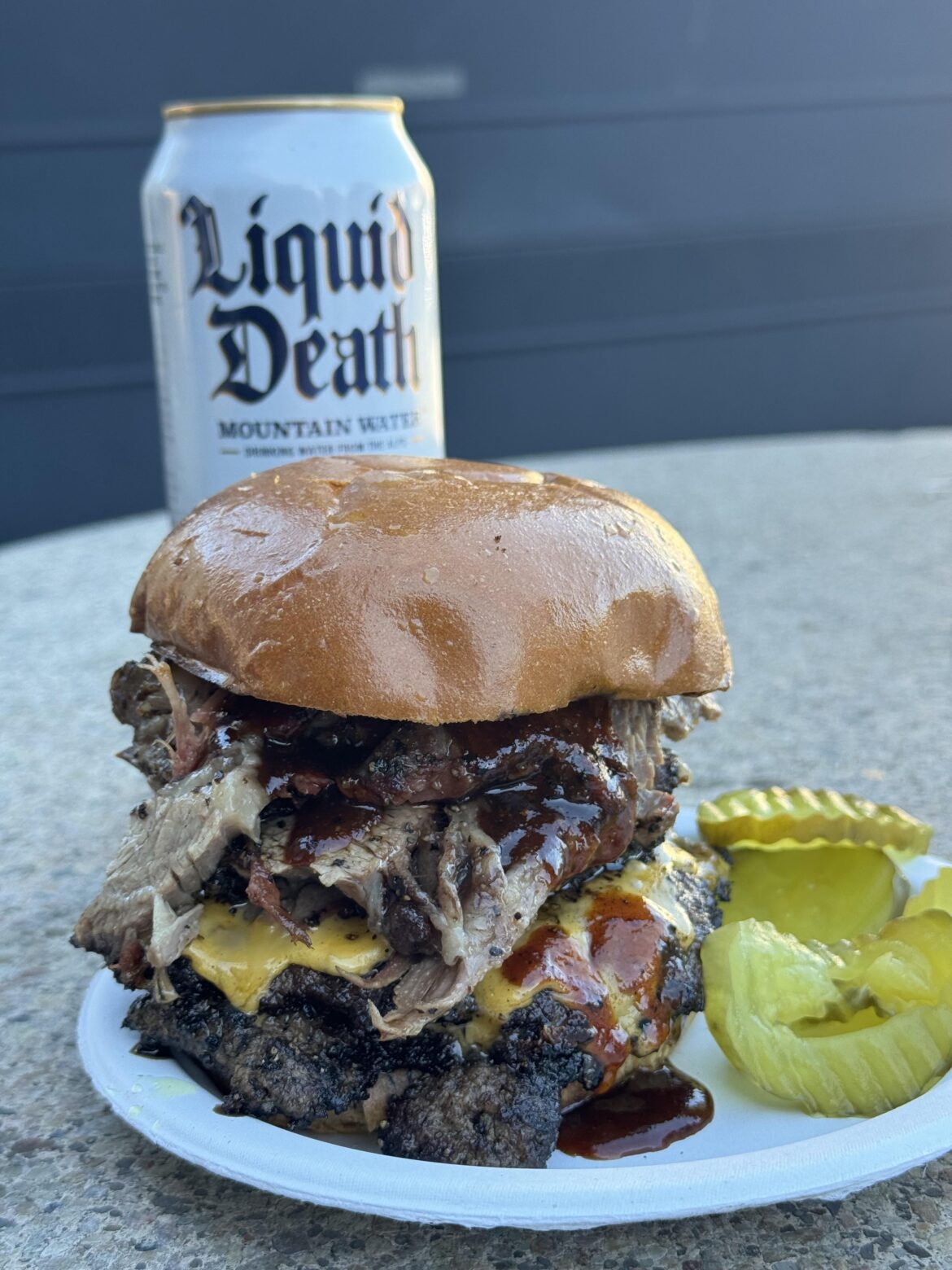 Bart’z Barbecue- Brisket smash burger