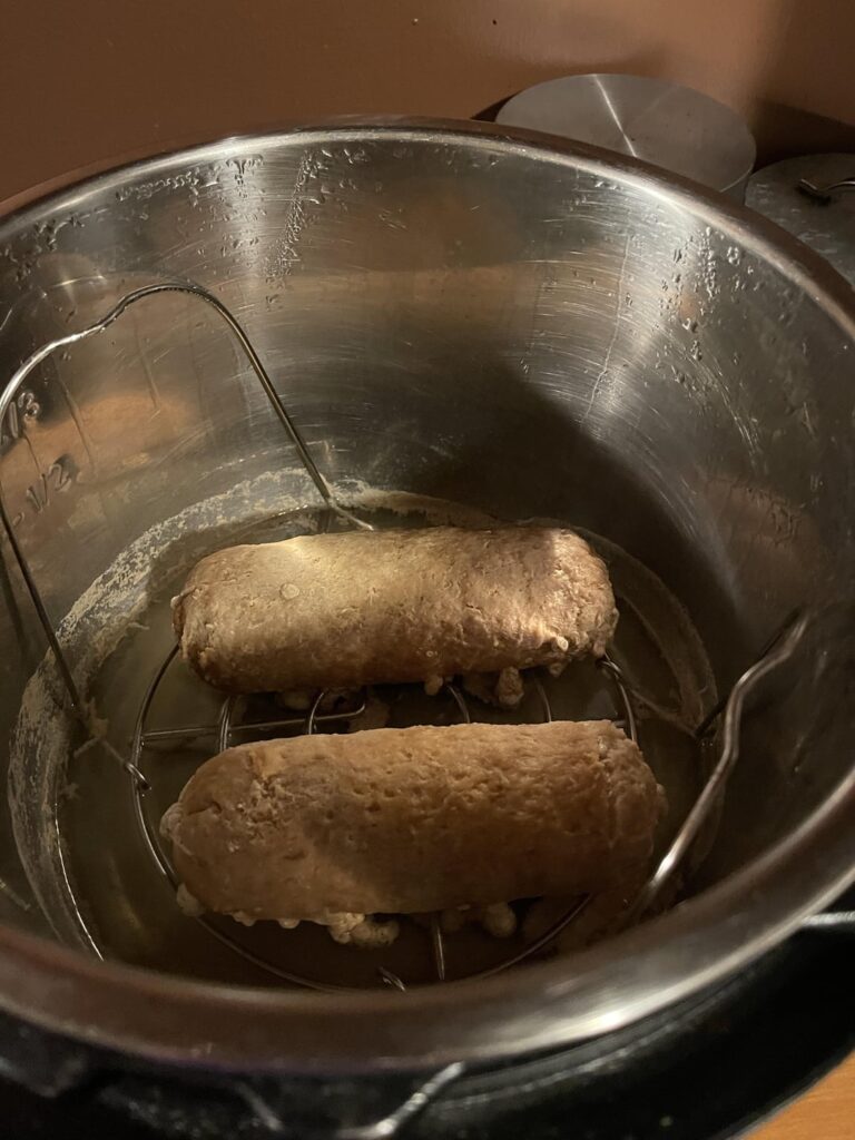 It’s not pretty but it did the job! Gluten friendly enchilada casserole 8 ingredients if a new mom brain can count 😅🫠