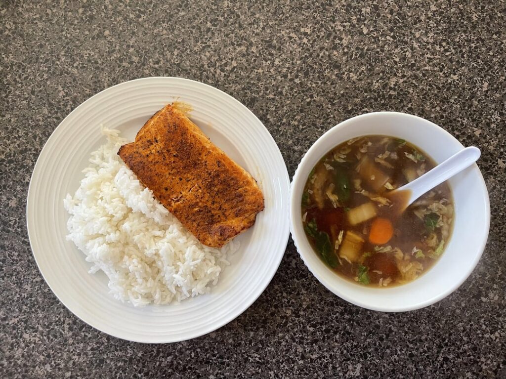 Chicken & Bok Choy Miso Soup…minus the Chicken