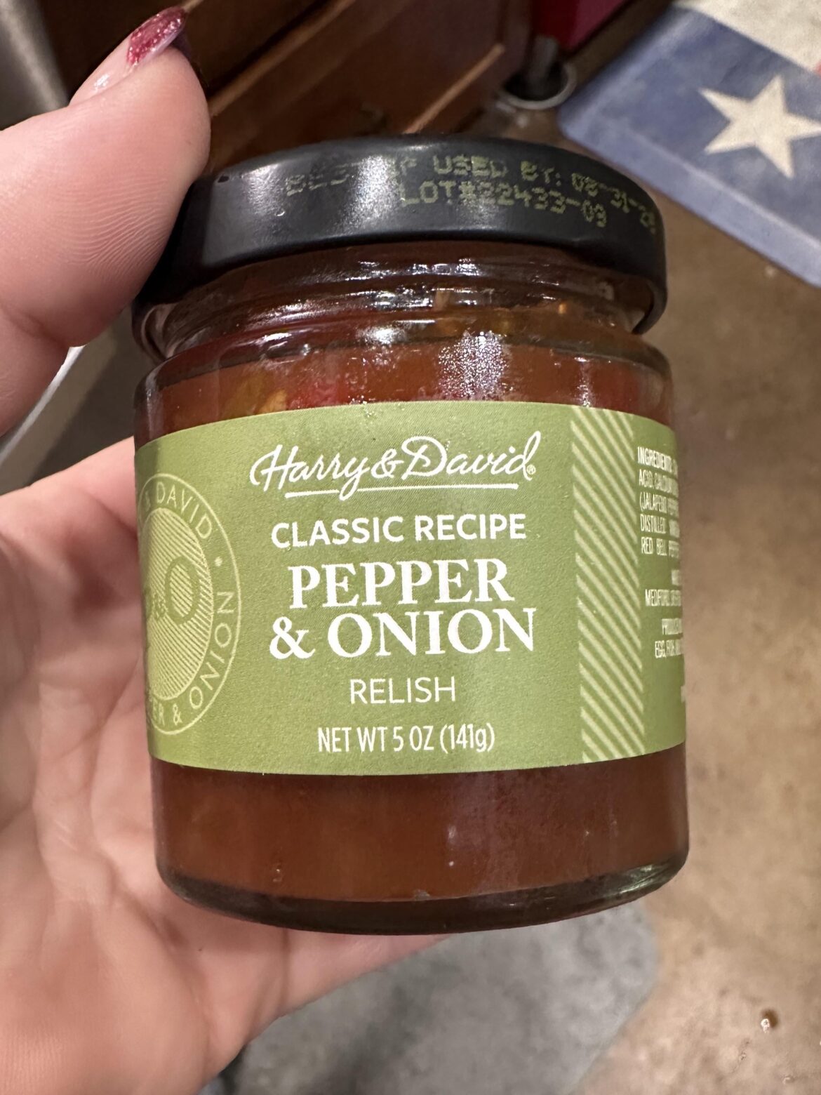 Pepper onion relish/jam