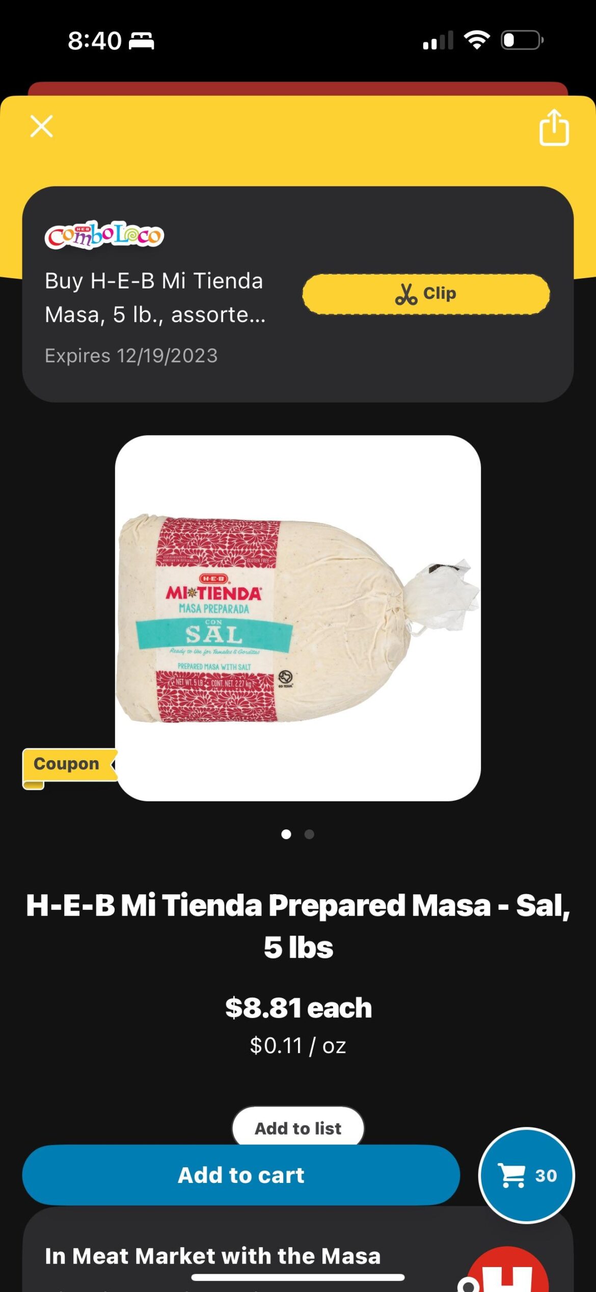 H-E-B Ready Made Masa? Yay or nay? H-E-B Ready Made Masa? Yay or nay?