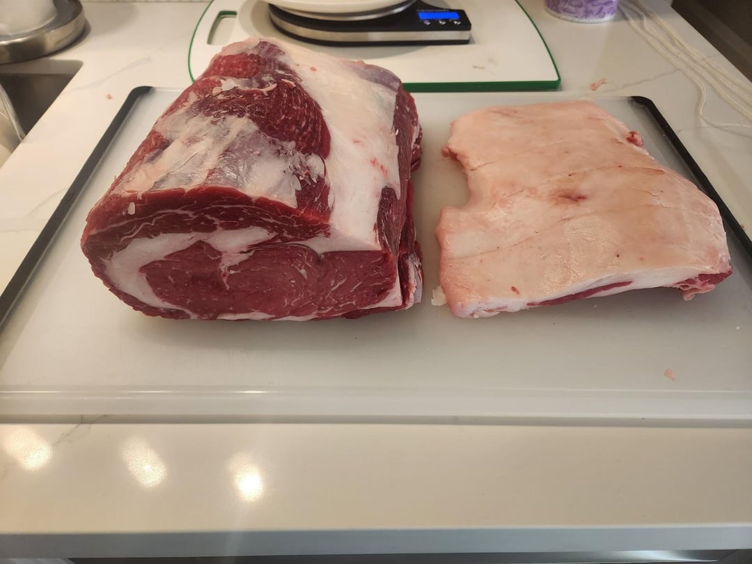 Prime rib, fat cap removed by butcher, loose, do I put it in to sous