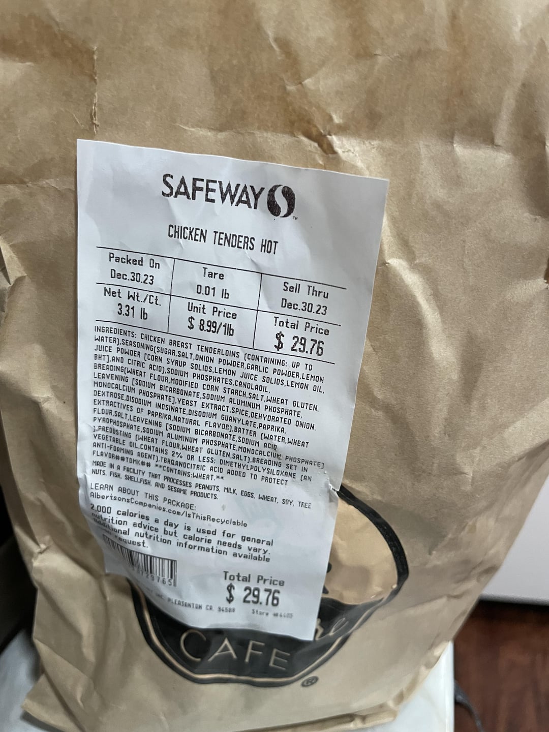 Calories for these chicken strips? Dining and Cooking