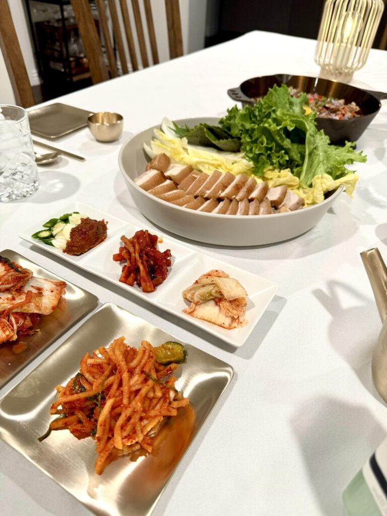 Bossam 보쌈 (and sisig)