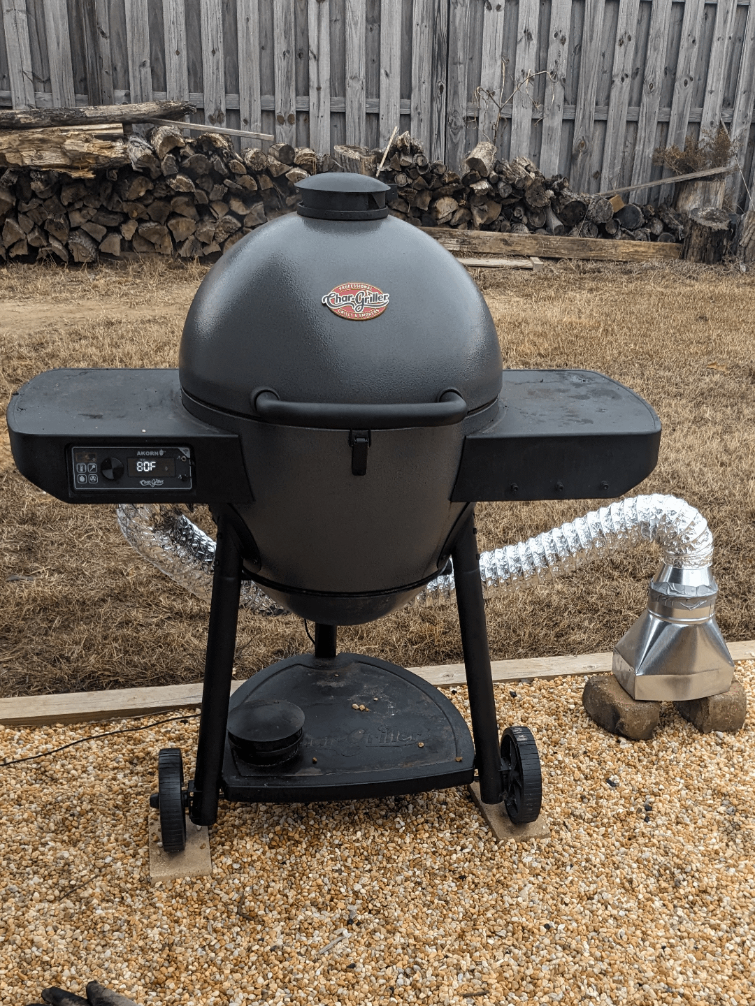 DIY Cold Smoker for Akorn Auto Kamado Dining and Cooking