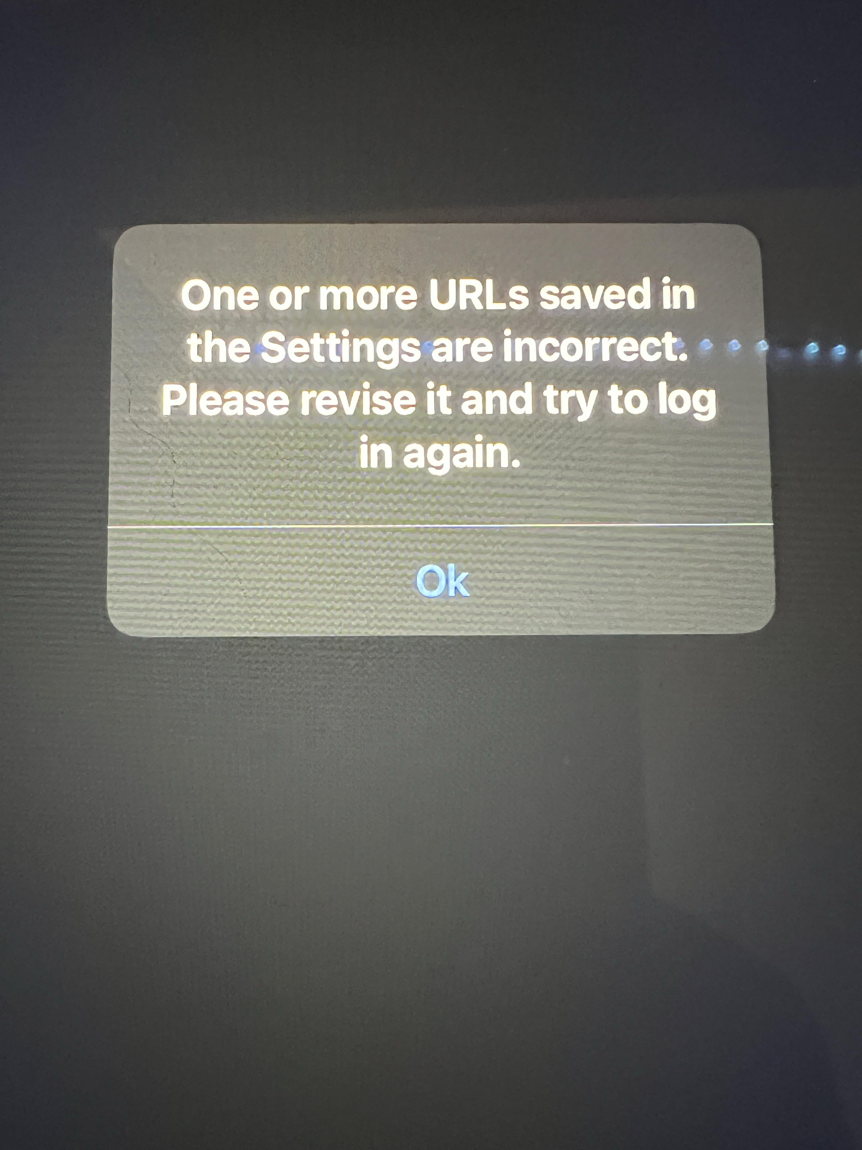 Cant log in Dining and Cooking
