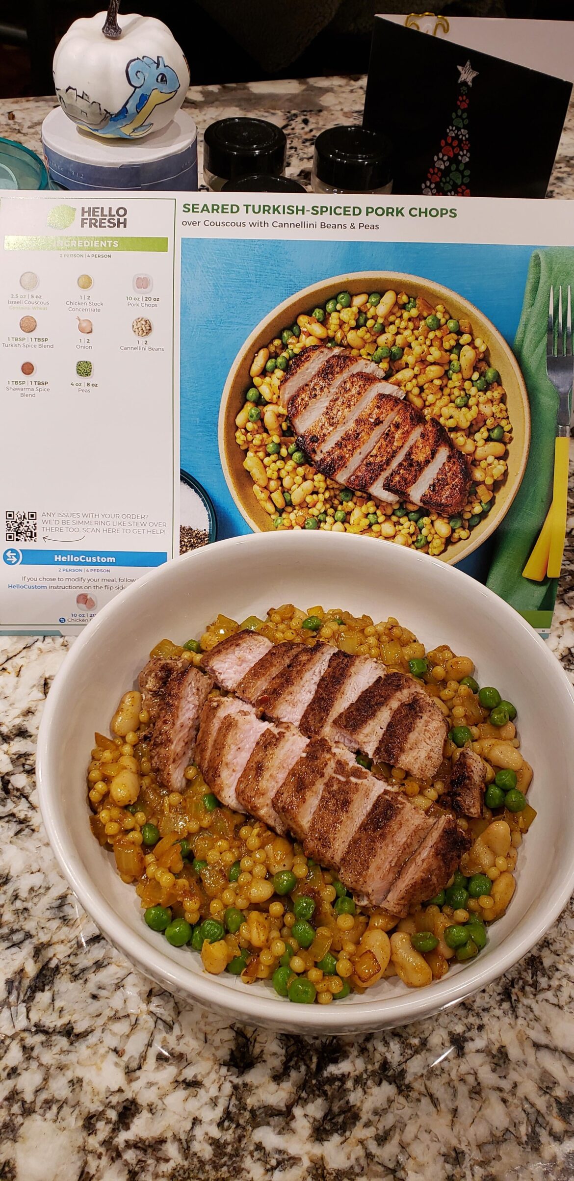 Seared Turkish-Spiced Pork Chops