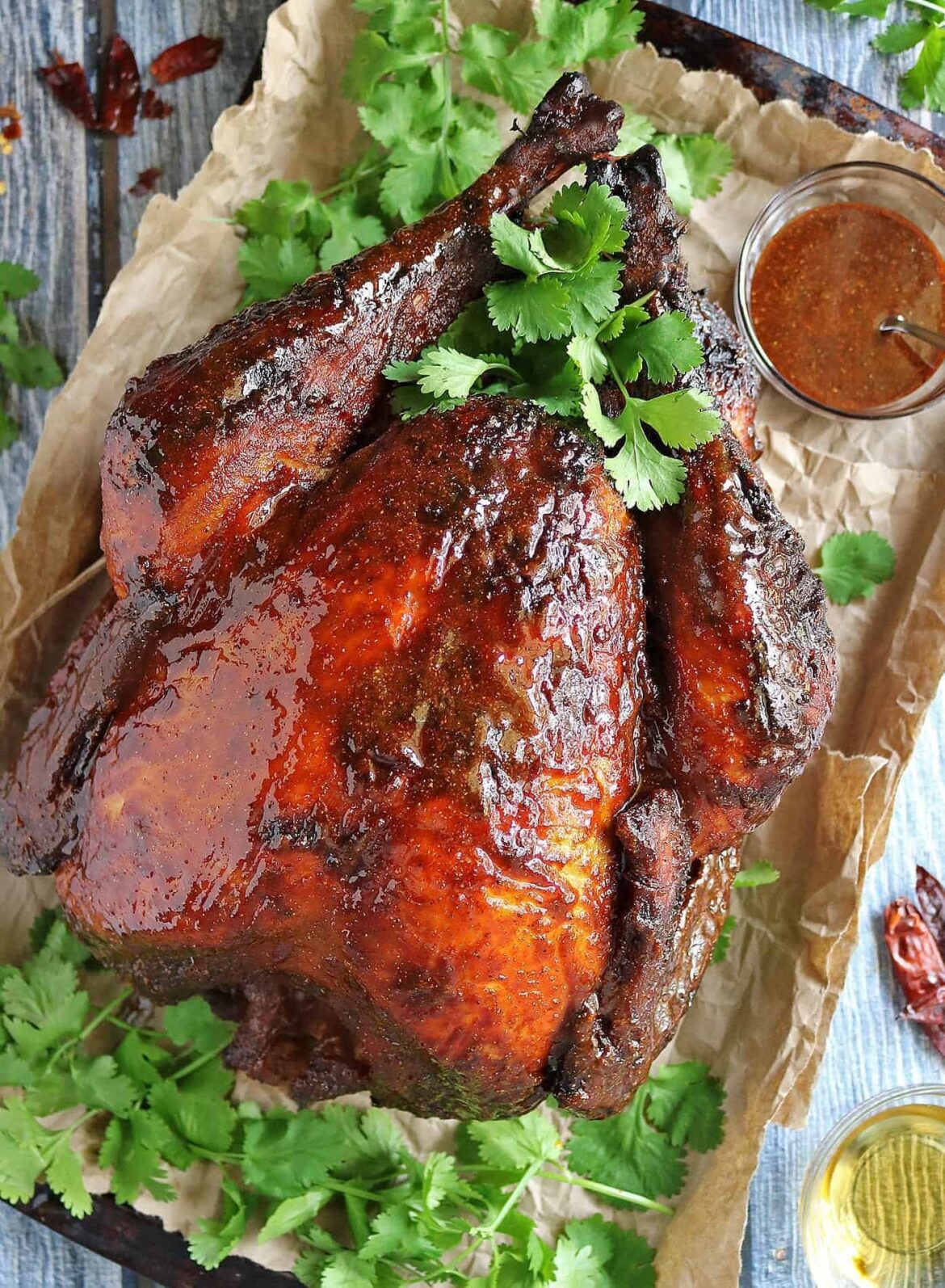 Easy Spicy Honey Glazed Turkey (Gluten-free Thanksgiving)
