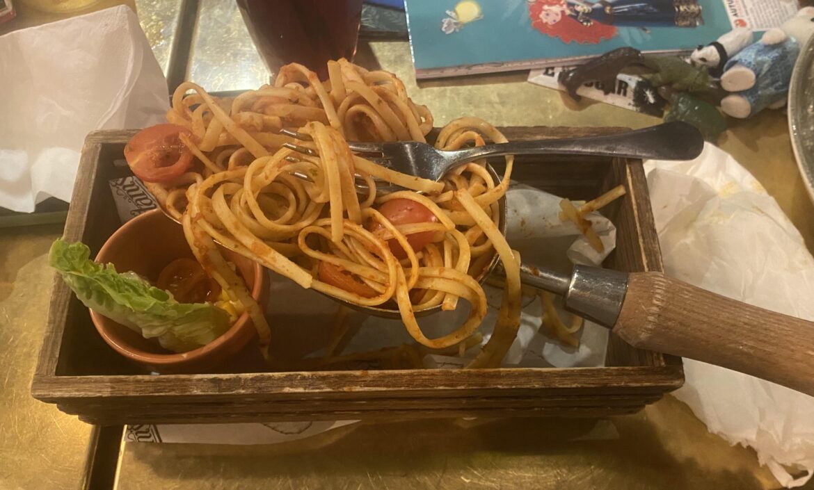 Kids meal - garden trowel AND flower pot