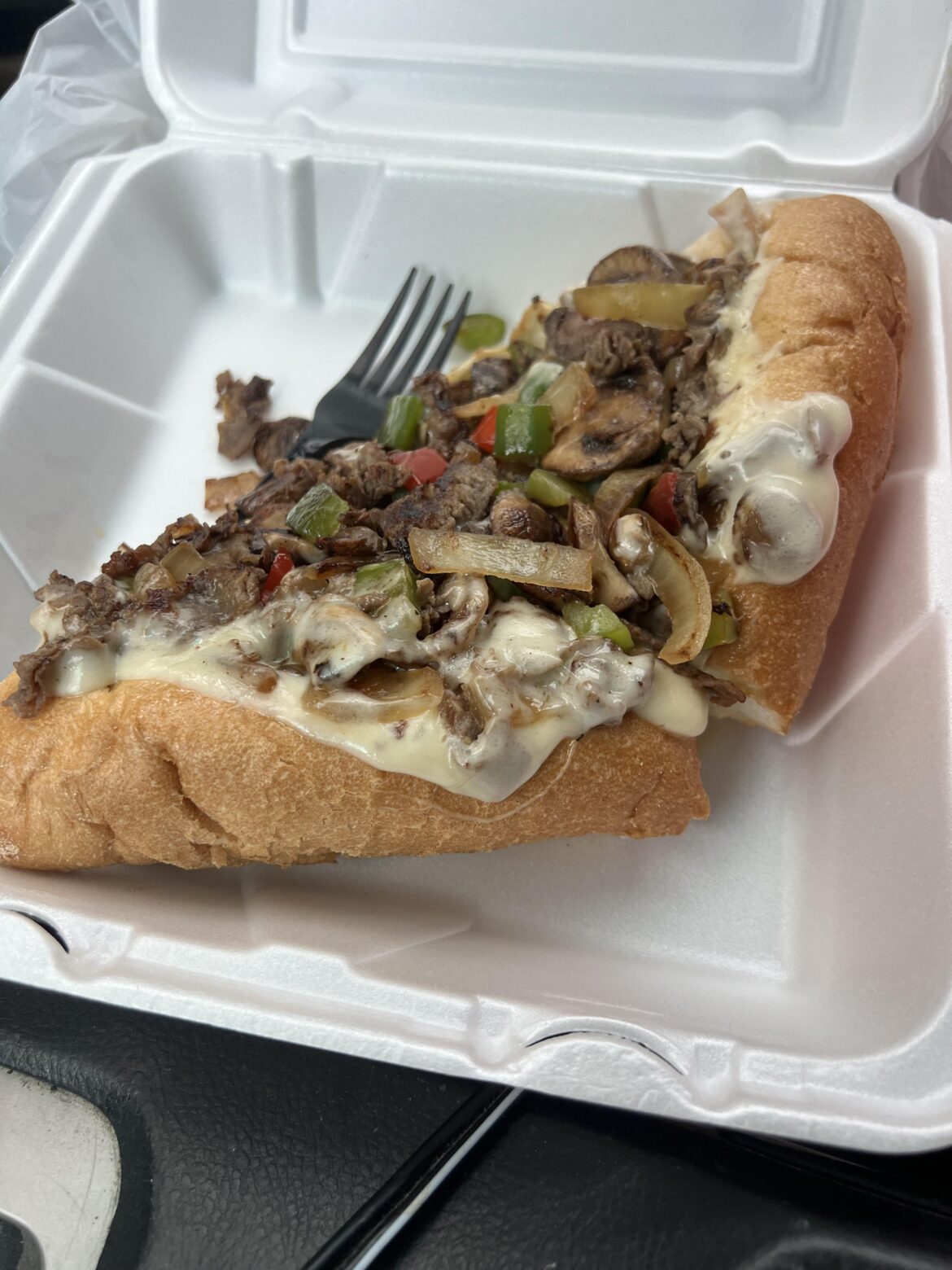 Philly cheesesteak corner from Bastrop