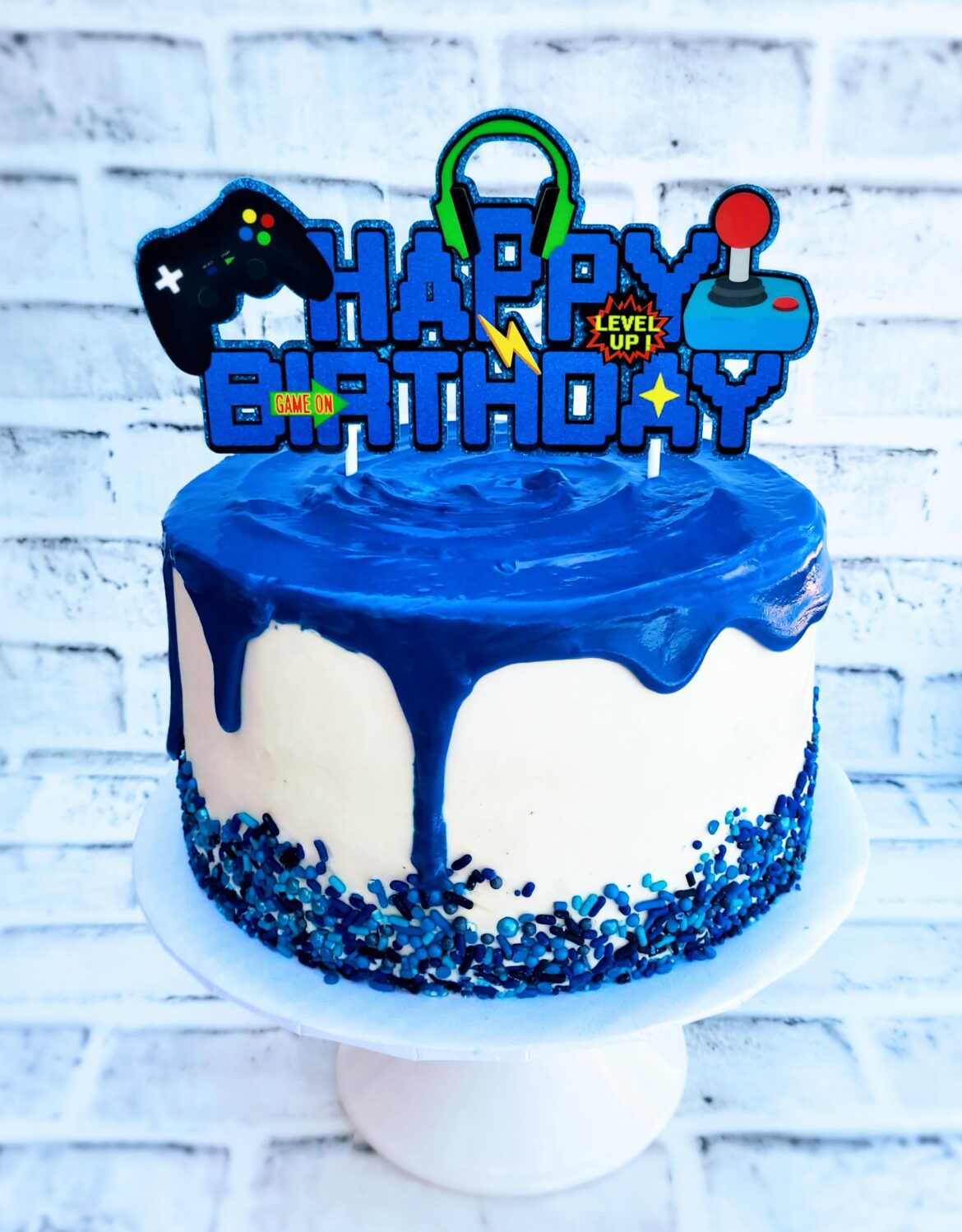 GF DF Vanilla cake with df chocolate mousse filling