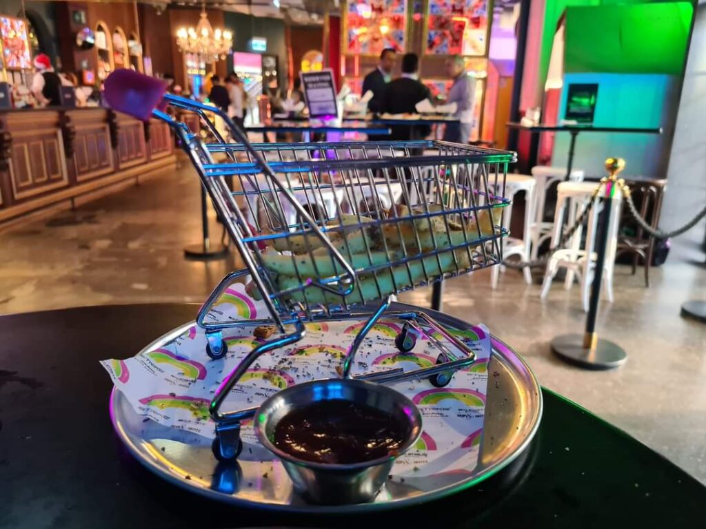 You could count the chips on your hands.