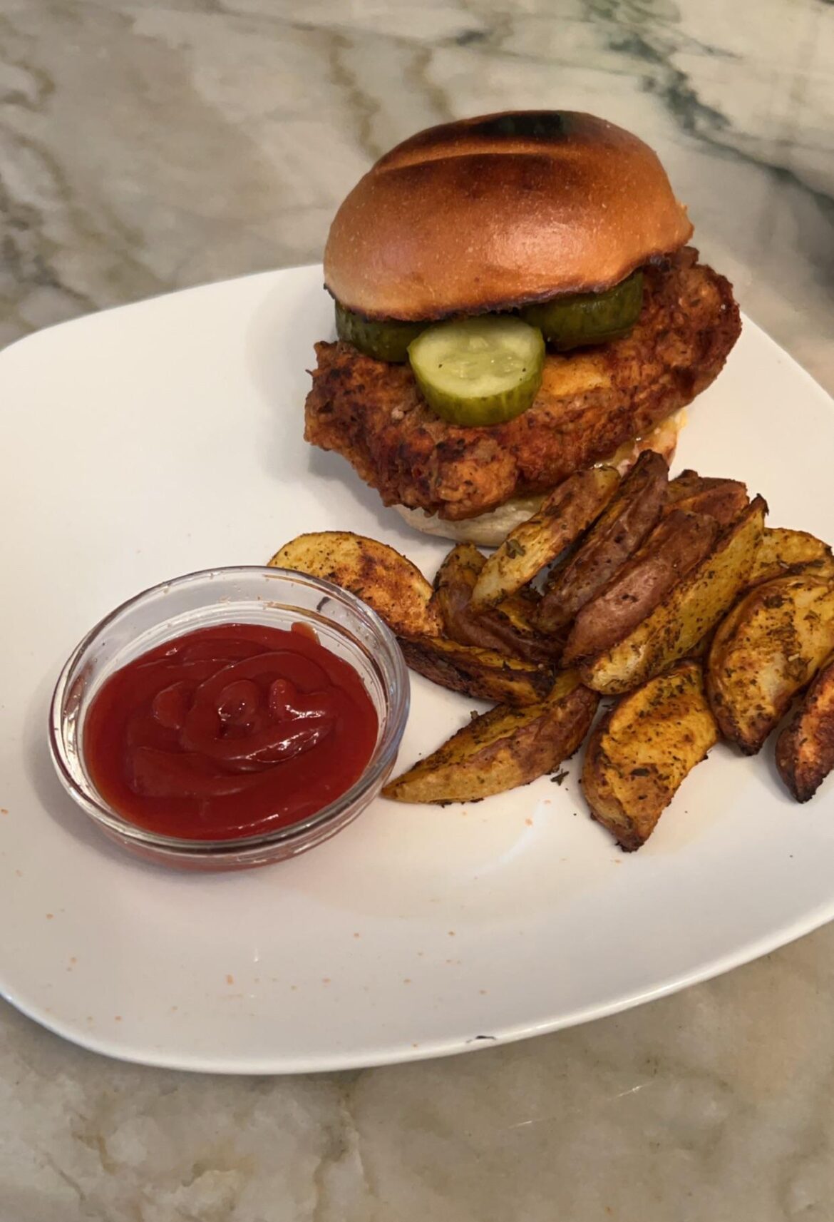 Crispy Cajun Chicken Sanwiches