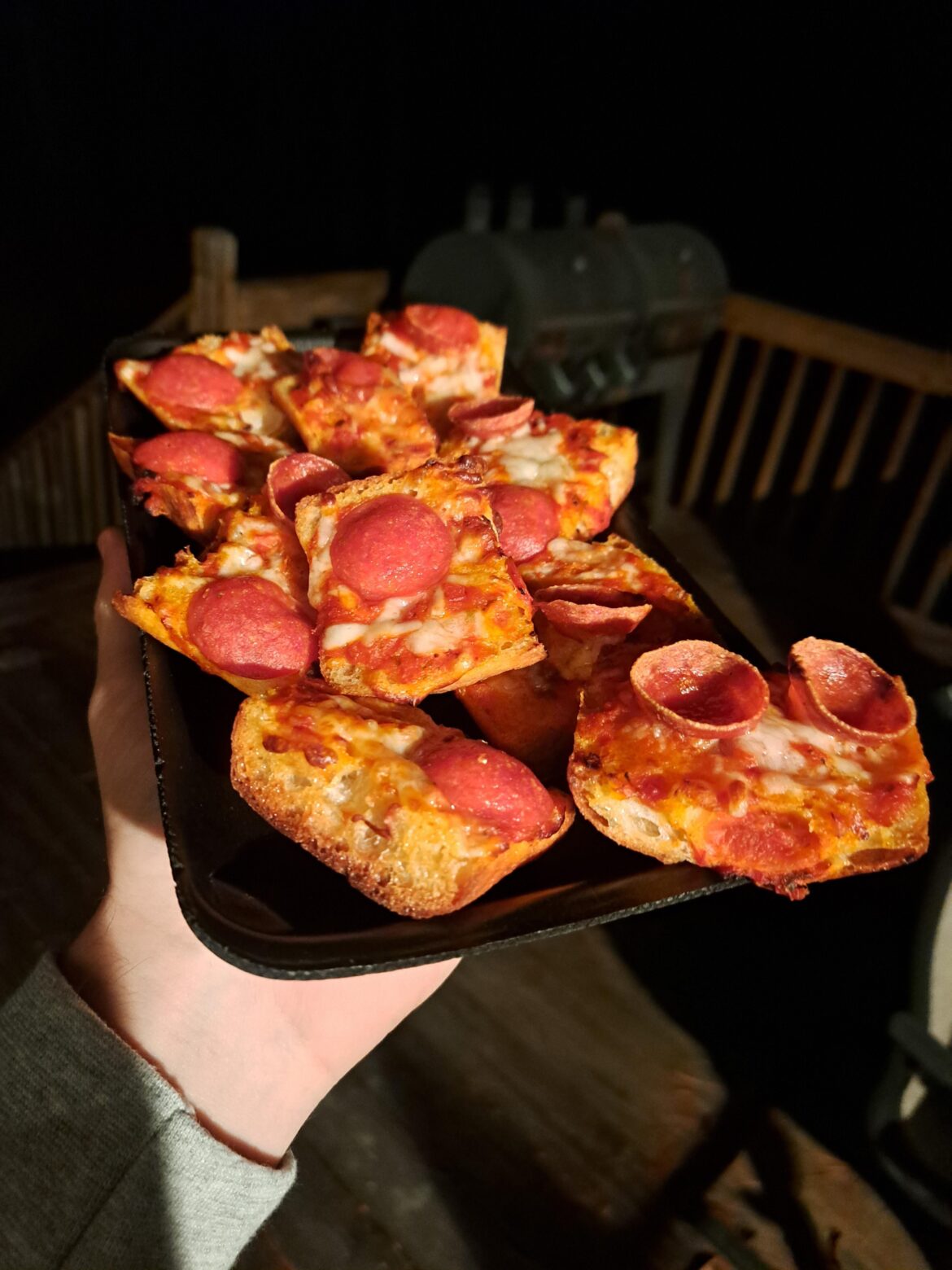 Adult pizza lunchables