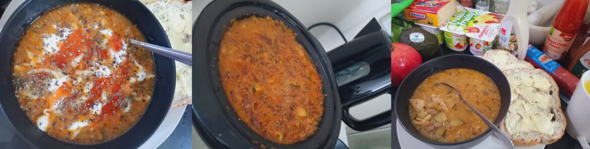 Chicken & scotch fillet soup