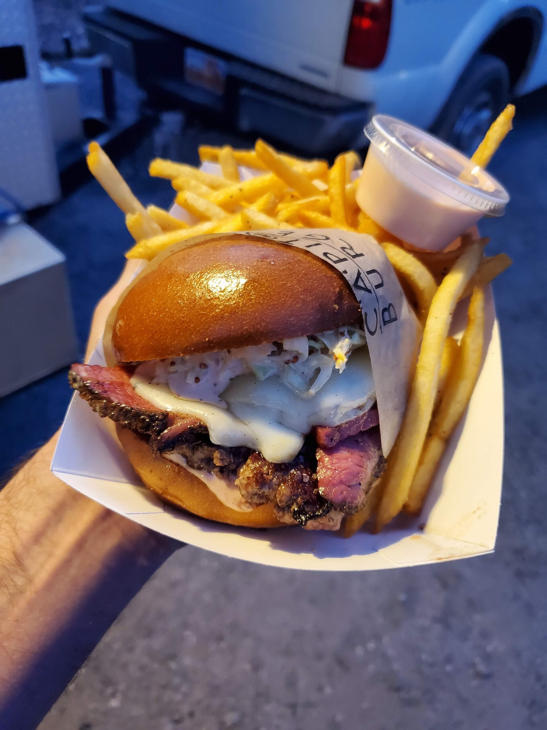 Pastrami Burger Capitol Burger. Torrey, Utah. One of the absolute