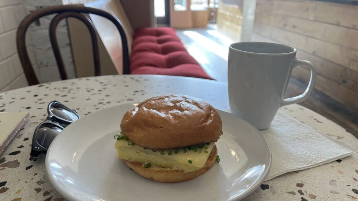 Alba's amazing egg sandwich [New Corktown coffeeshop]