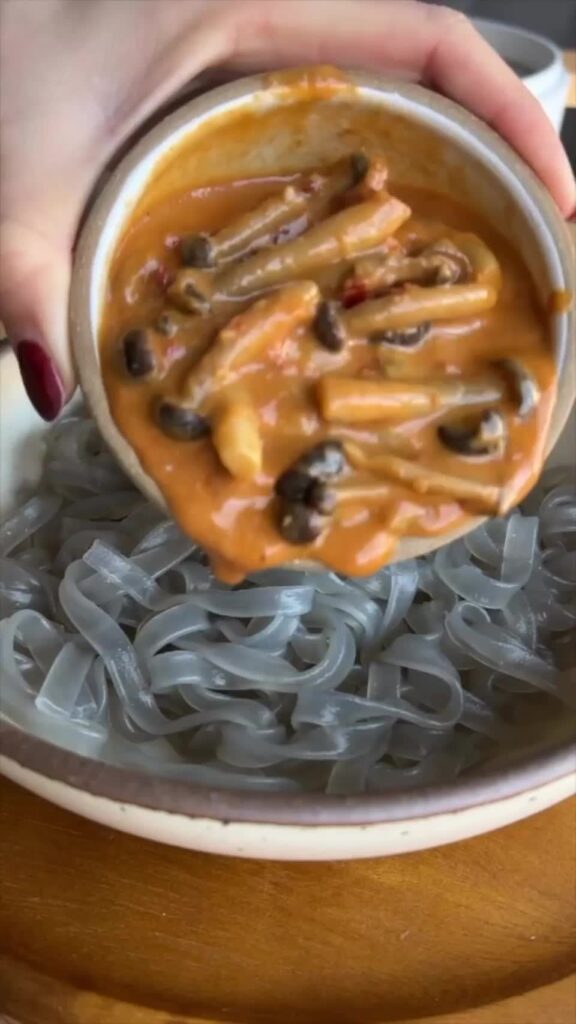 Creamy Mushroom Sweet Potato Vermicelli