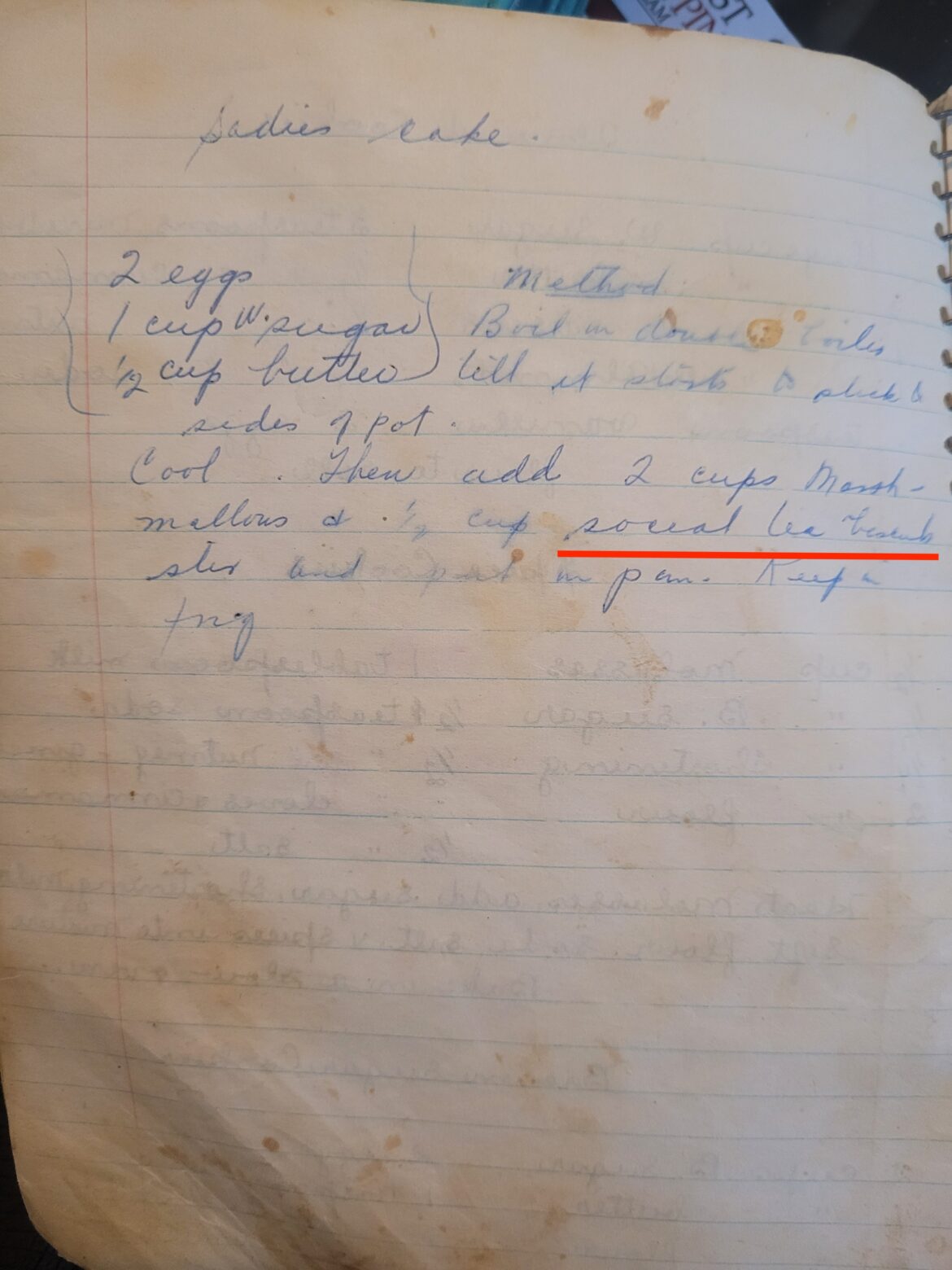Transcribing husband's grandmother's cookbook and could use some help deciphering some things. (Album - see comments for notes)