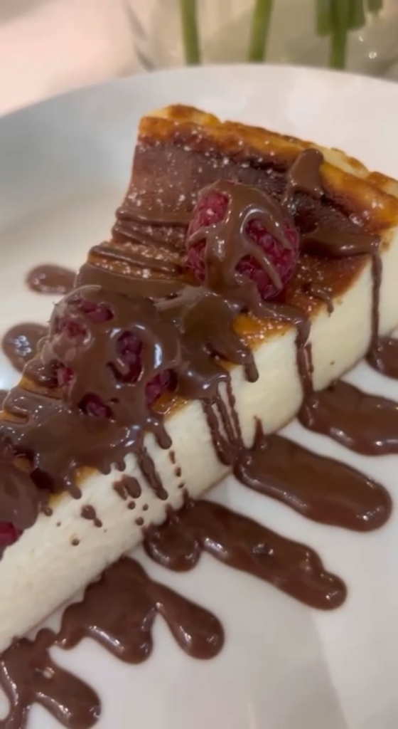 Swan art cappuccino with San Sebastian Cake makes life happier ☺️