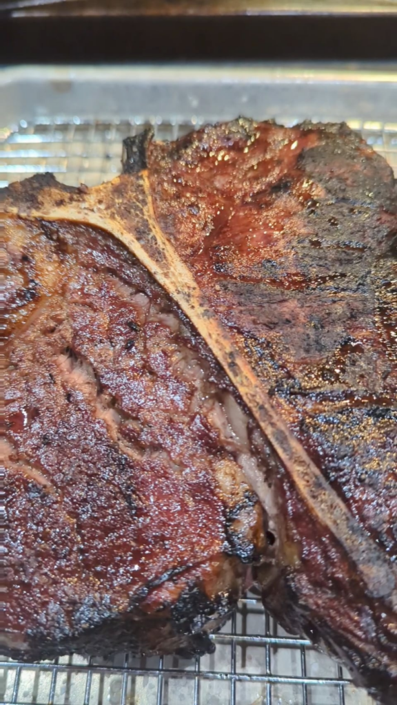 XL Black Angus Porterhouse (aka Florentine steak)