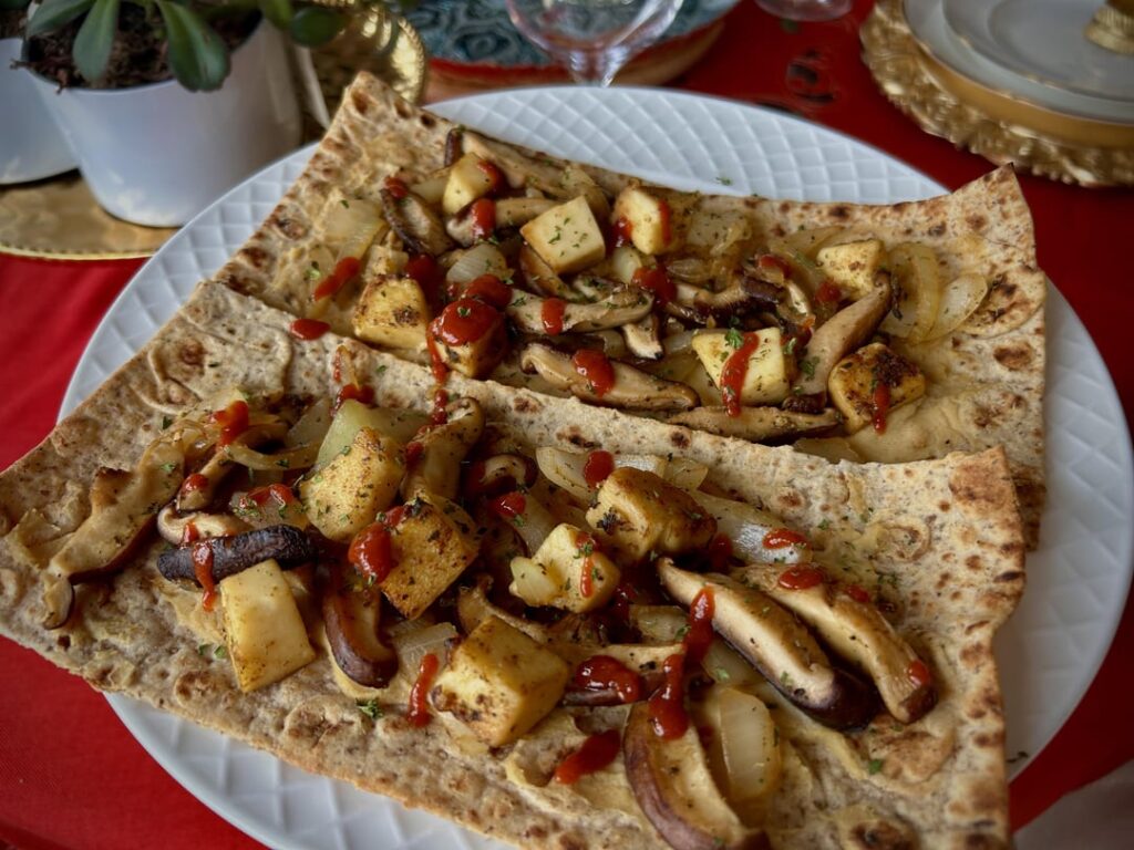 Entire Flatbread for 329 Calories! (16.8 Grams of Protein)