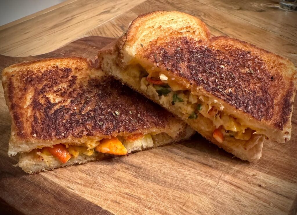 [homemade] Lobster Grilled Cheese