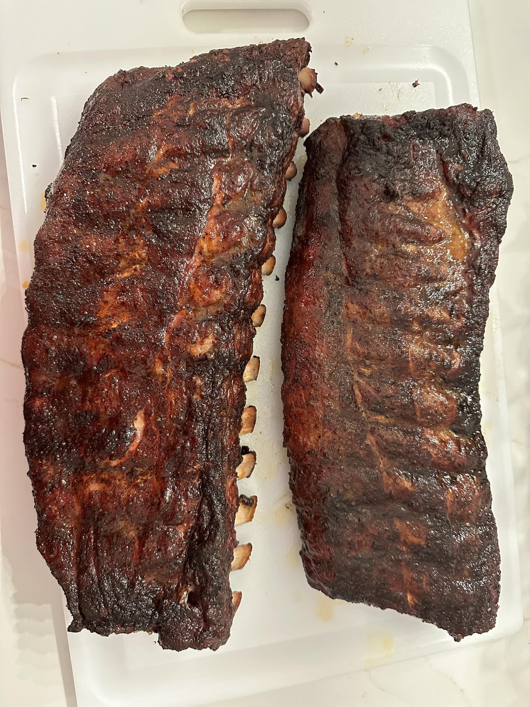 My first attempt at baby back ribs Dining and Cooking
