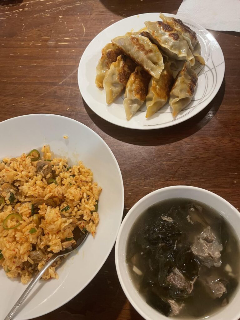 Cold Clam Marinate mixed with rice