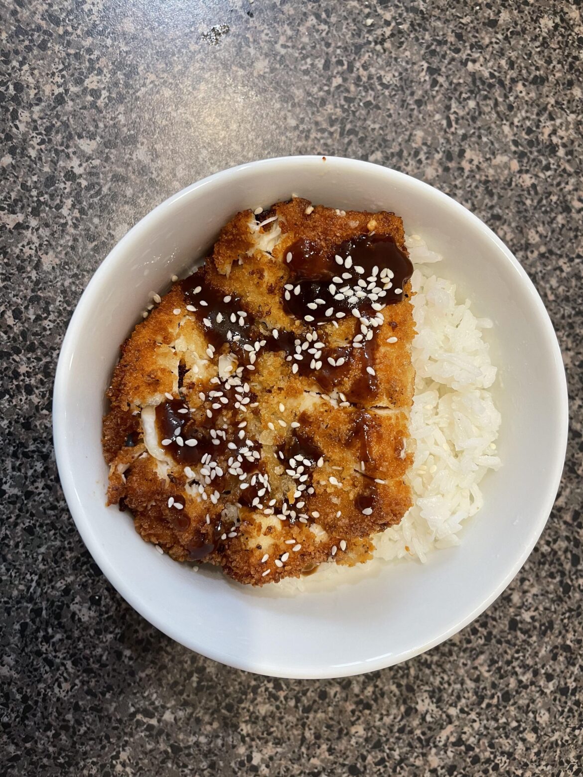 Looks like it was Chicken Katsu night!! Here’s my bowl
