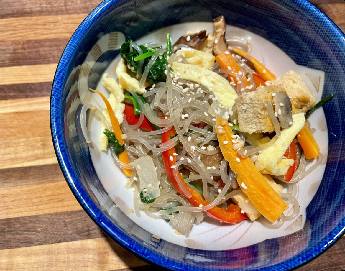 Japchae - vegetarian