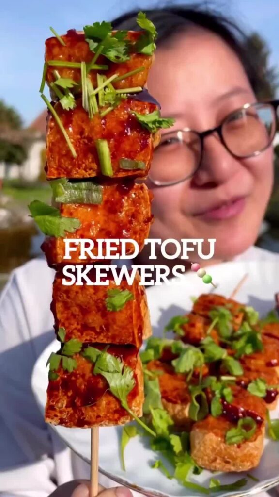 Fried Tofu Skewers