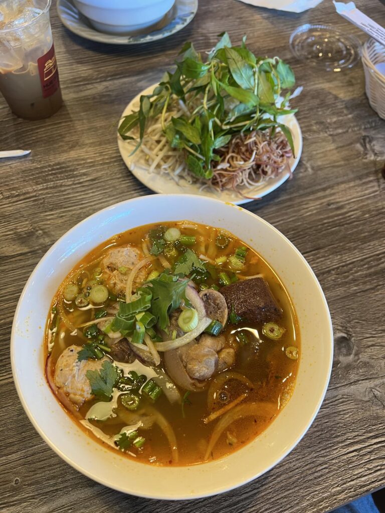 Bun Bo Hue and Banh Beo from Pho Hue Oi