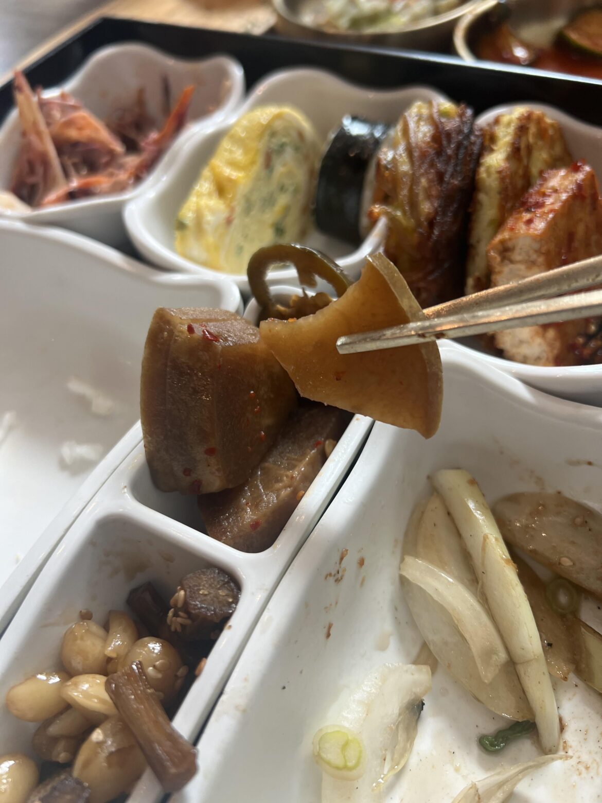 What is the name of this banchan? It was very crunchy with a woody flavor