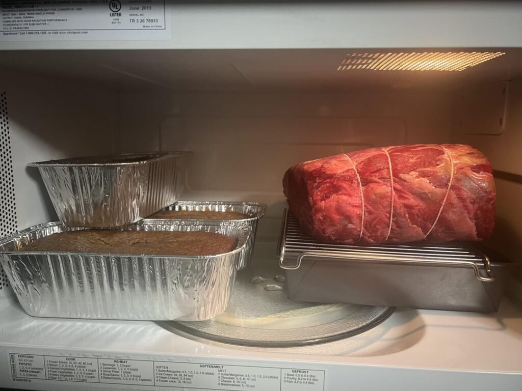 Prime Rib slow cooked and served on the grill