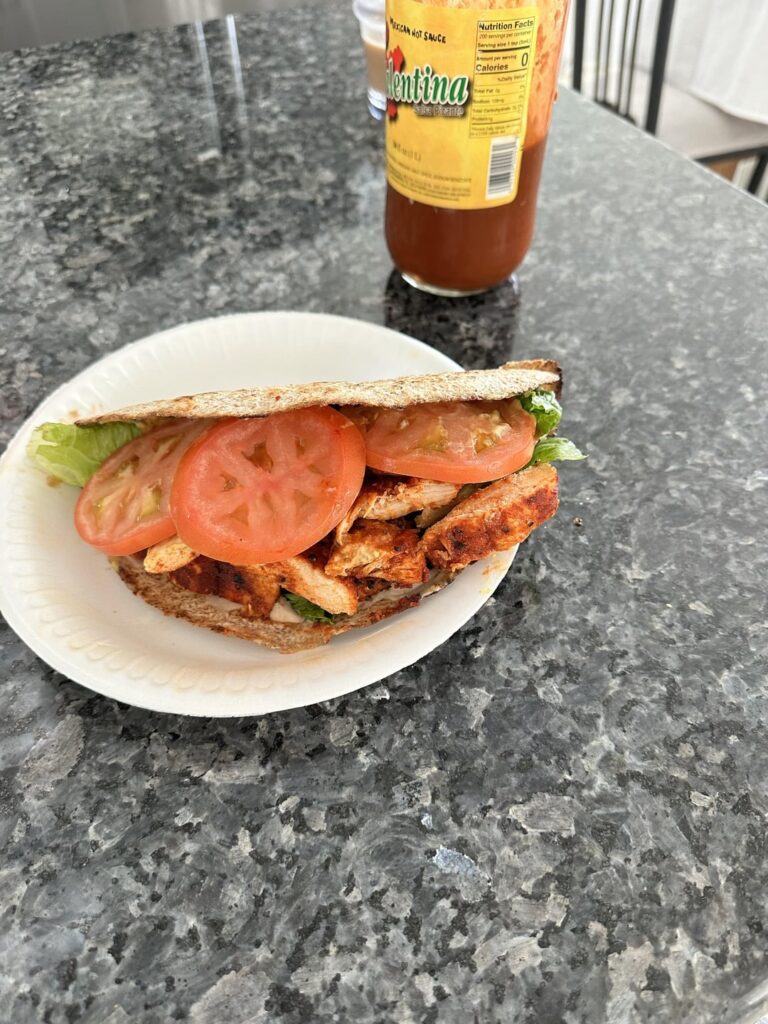 BBQ CHICKEN WRAP – lunch BBQ CHICKEN WRAP - lunch