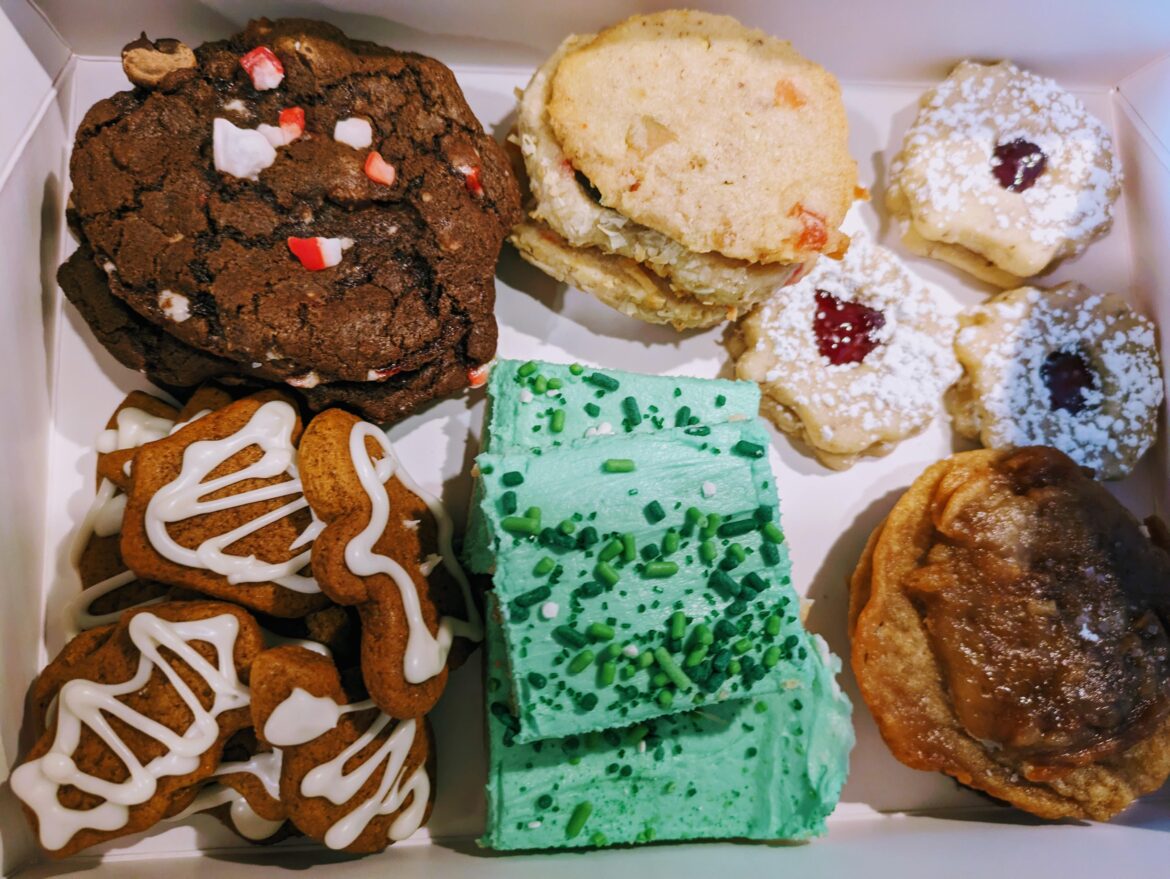 Vegan Christmas cookie boxes