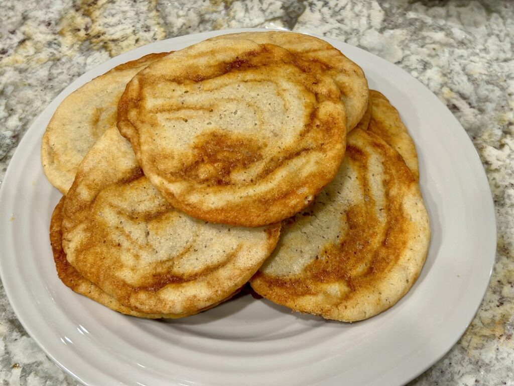 My sister made gochujang caramel cookies and hotteok snickerdoodles for Christmas!