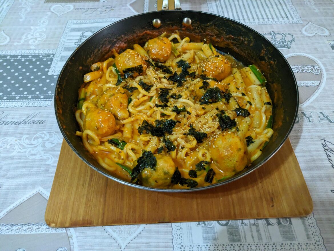 Rose tteokbokki