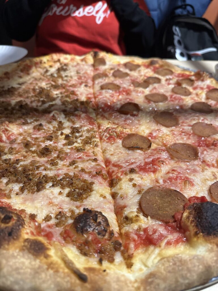 Vegan Pizza from Paulie Gee’s Soul City Slice shop in Philadelphia