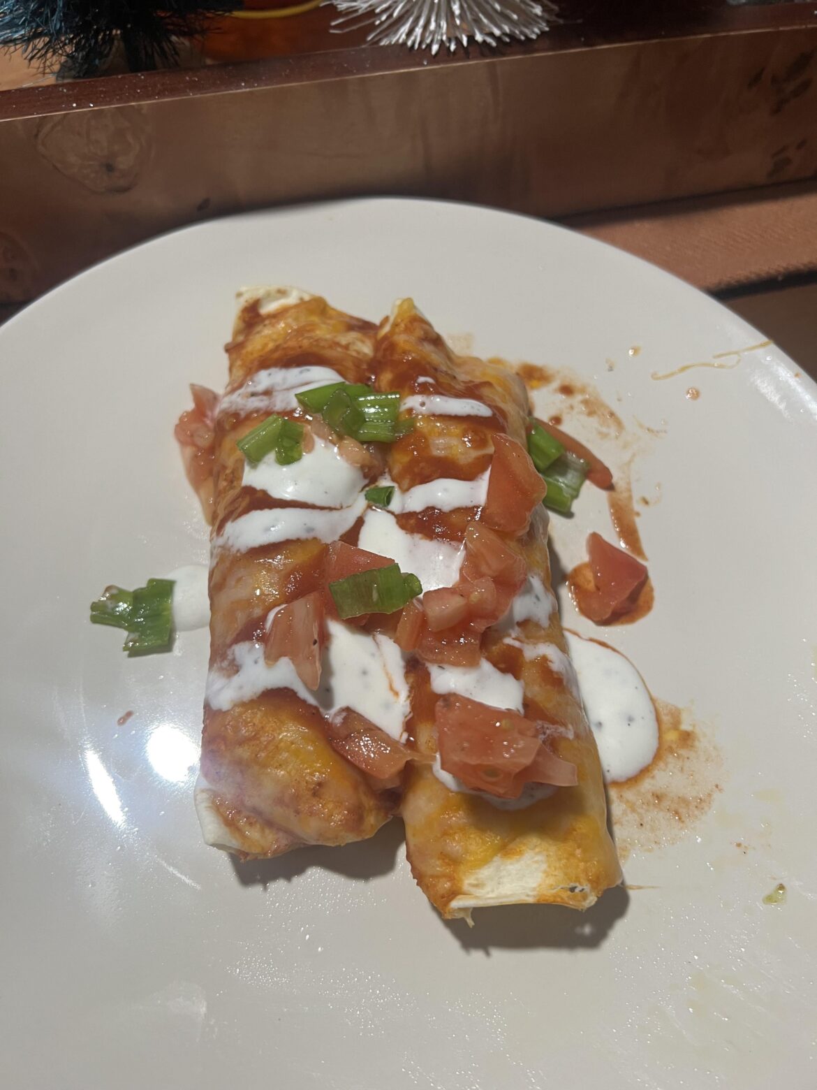 Beef & Pepper Enchiladas