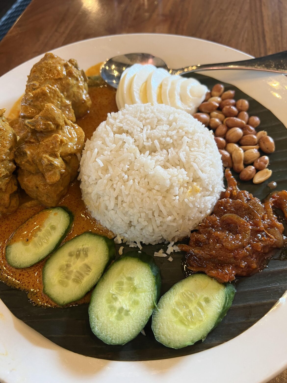 Nasi Lemak (Malaysian) from Ipoh Kopitiam (SGV)