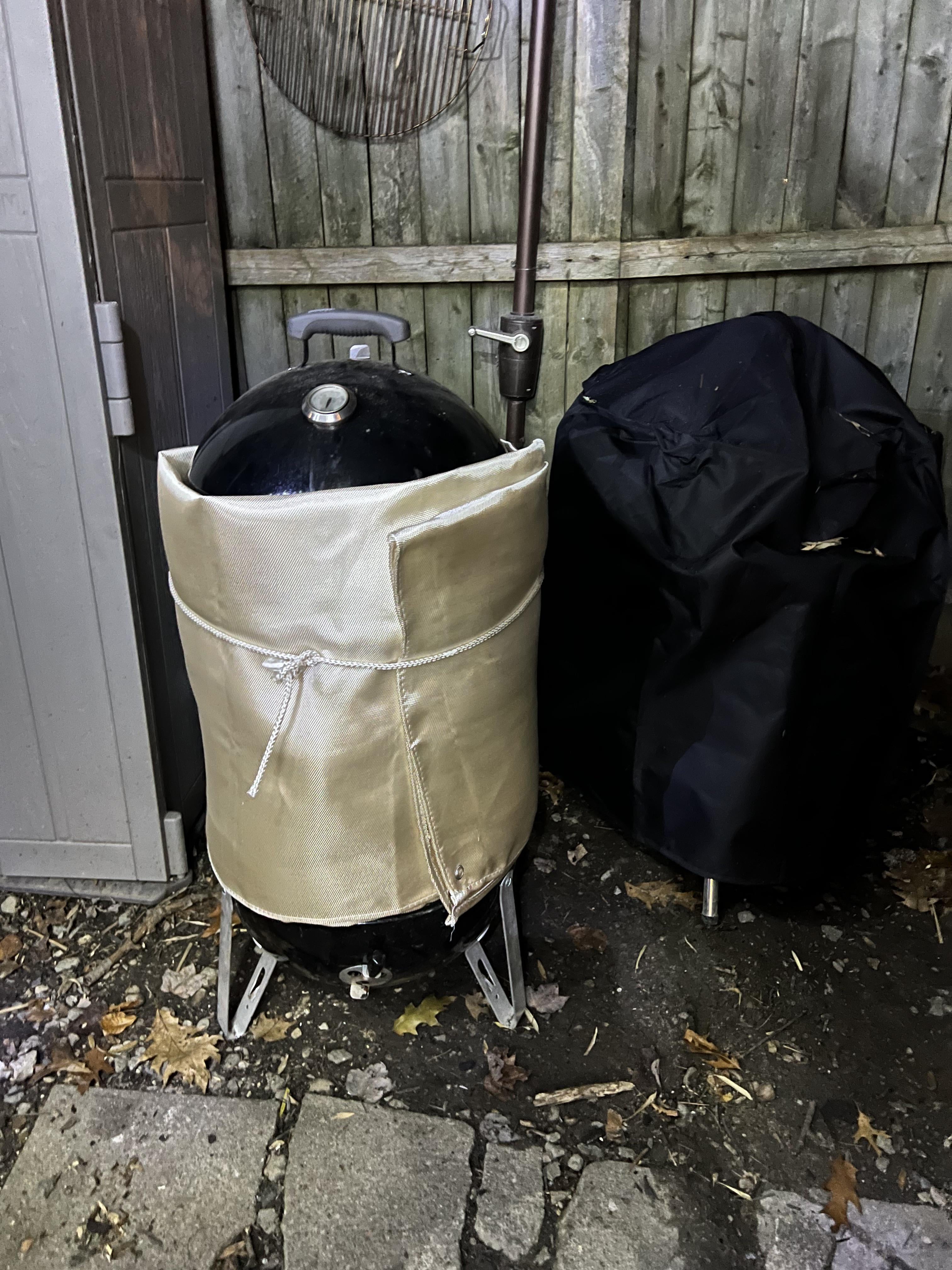 Welding blanket for your winter smoking woes Dining and Cooking