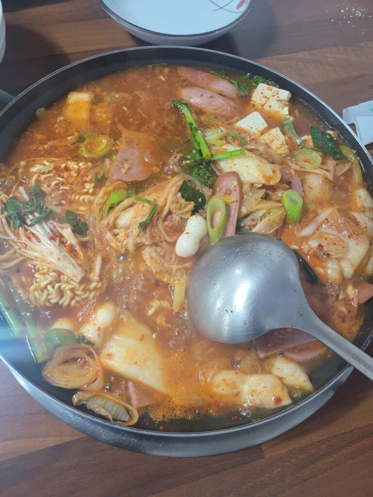 부대찌개 with my grandma
