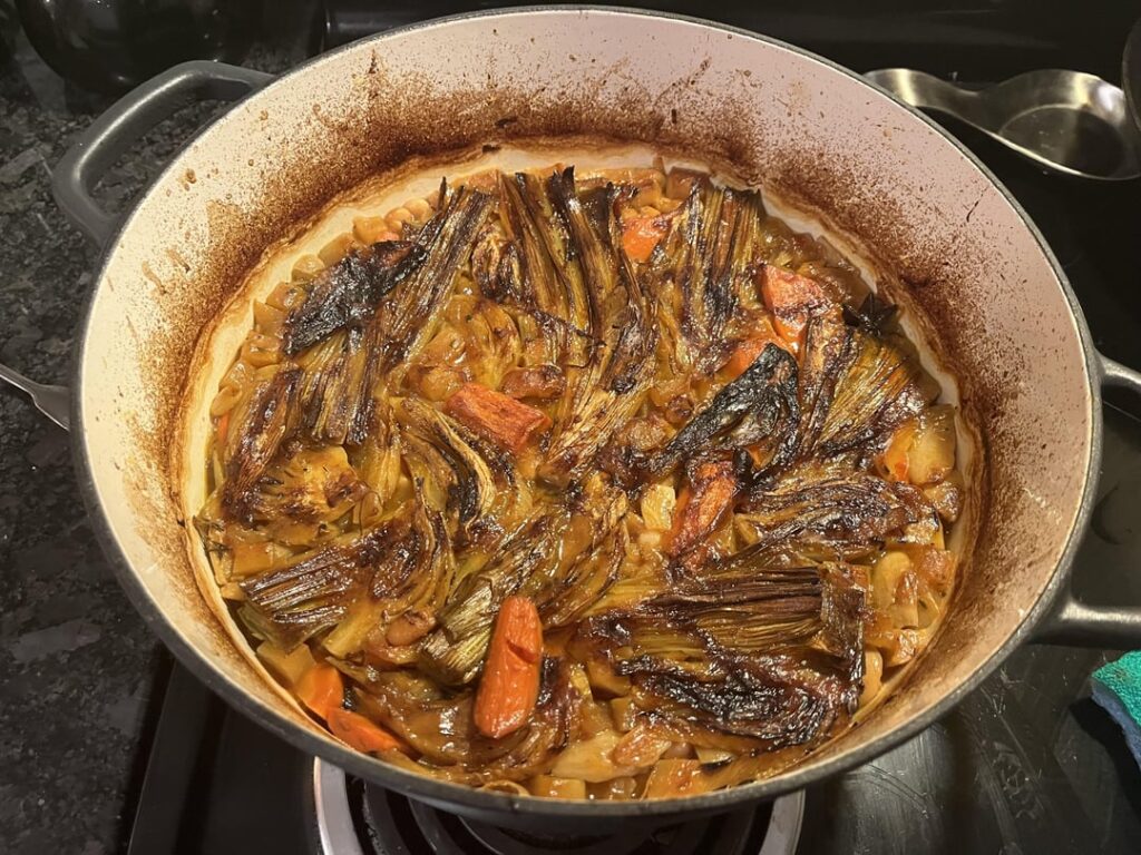 Veggie Cassoulet loosely based on Kenji’s recipe Veggie Cassoulet loosely based on Kenji’s recipe