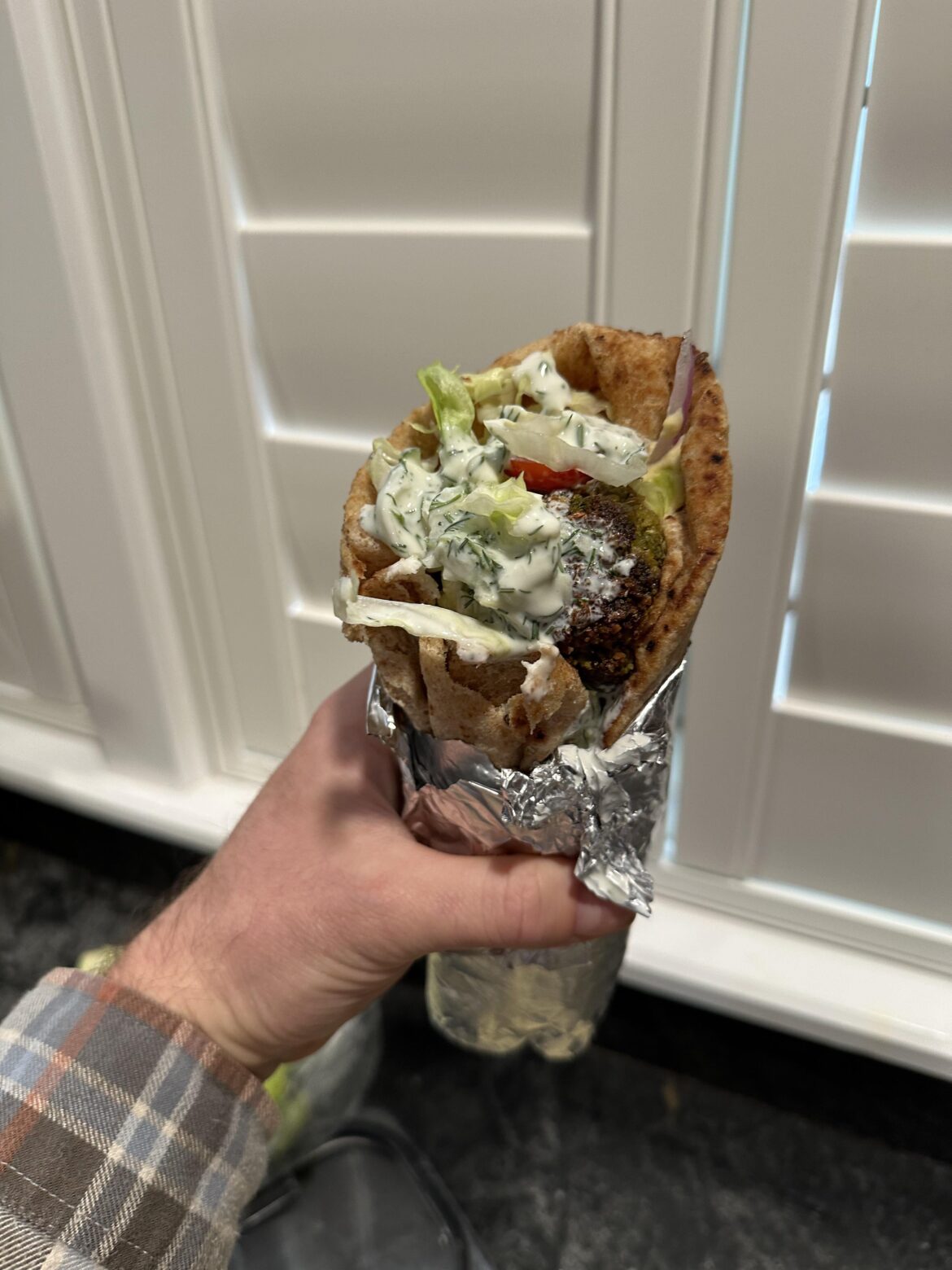 Falafel wrap