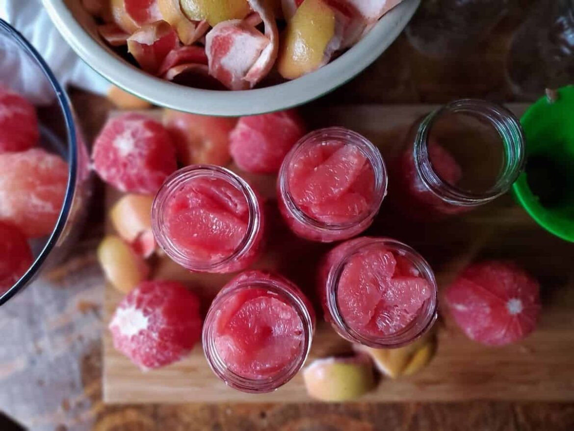 Canning Grapefruit Ratio