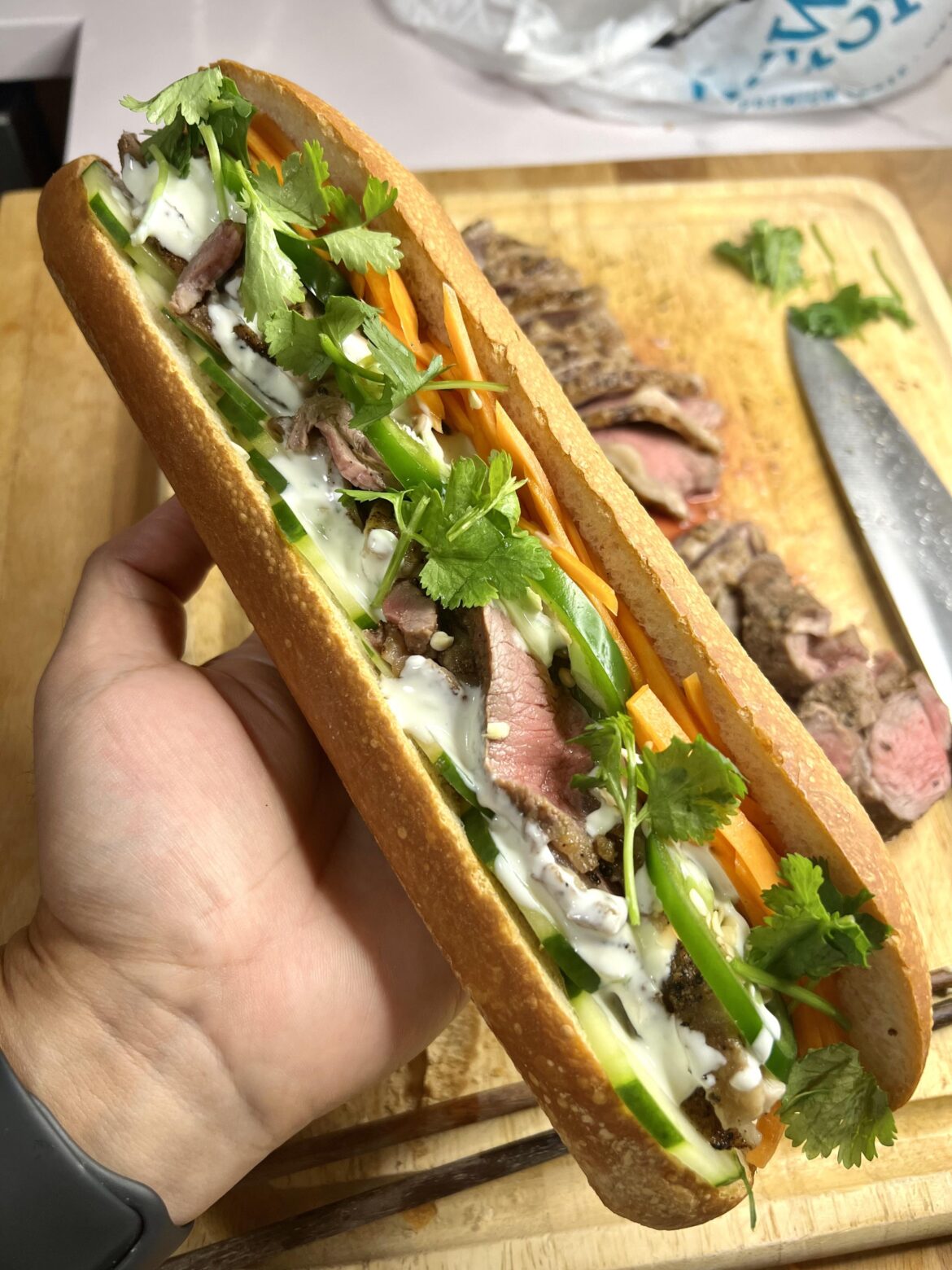 Lamb Gyro Banh Mi