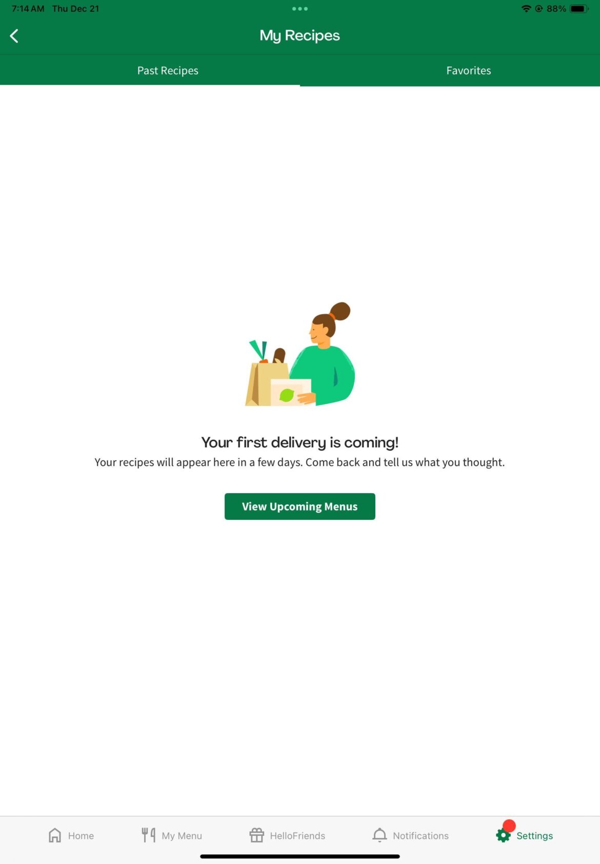 Why can’t I see my old recipes?