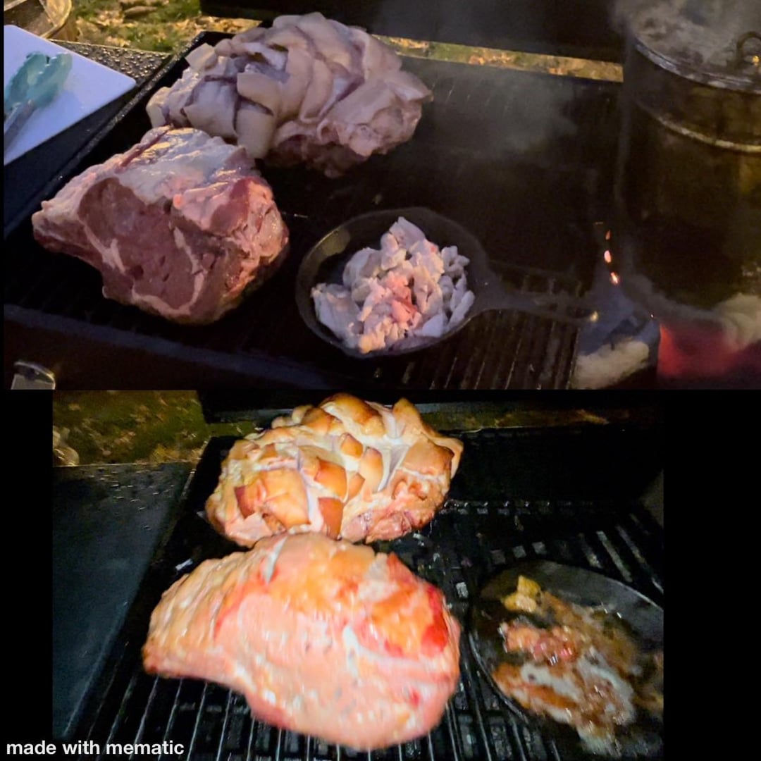 Rib roast smoke 1 hr, sv 8 hr, broiler sear Dining and Cooking